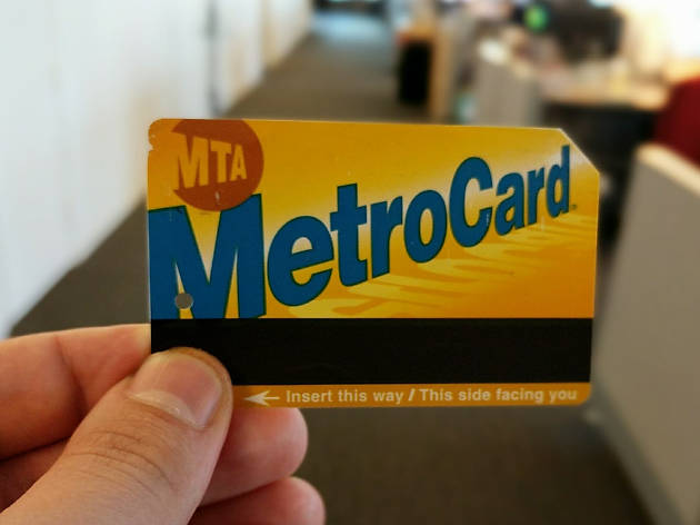 ニューヨークの地下鉄乗車チケット「MetroCard」
